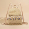 Pompom Boho Backpack