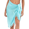 Pompoms Sarong Beach Cover Up