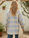 Relaxed Fit Boho Plaid Jacket