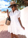 Cute White Beach Dress