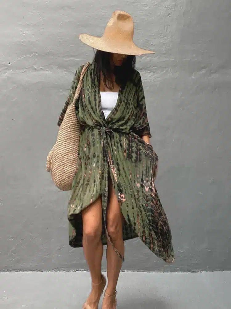 Tie Dye Beach Kimono