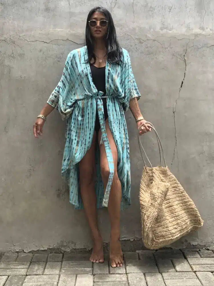 Tie Dye Beach Kimono