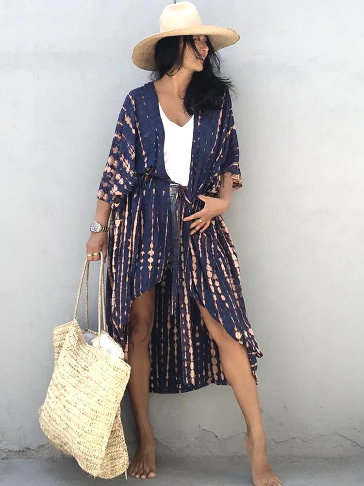 Tie Dye Beach Kimono