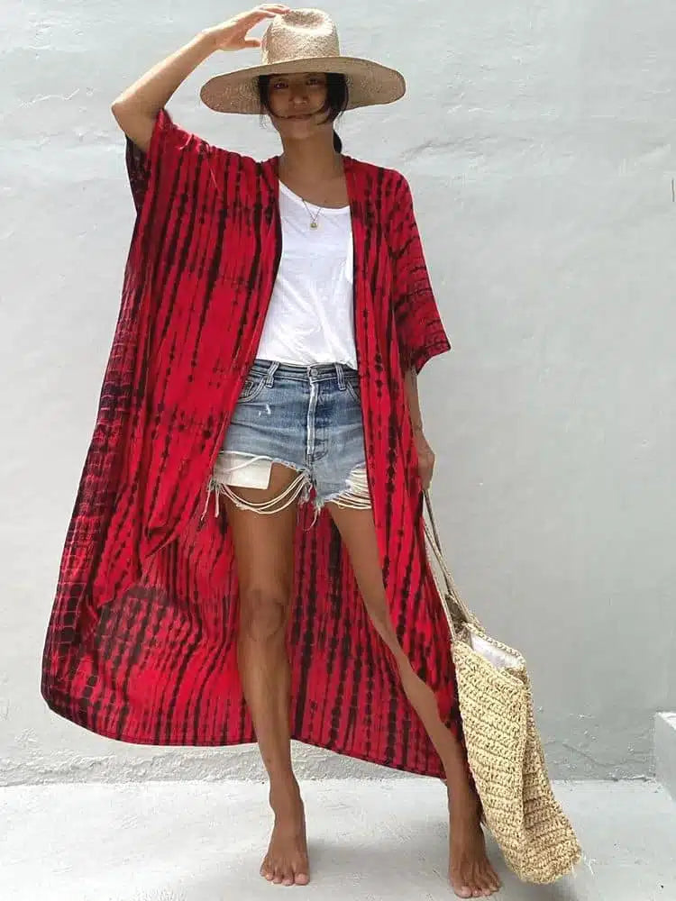 Tie Dye Beach Kimono