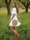 Romantic Short Dress in White