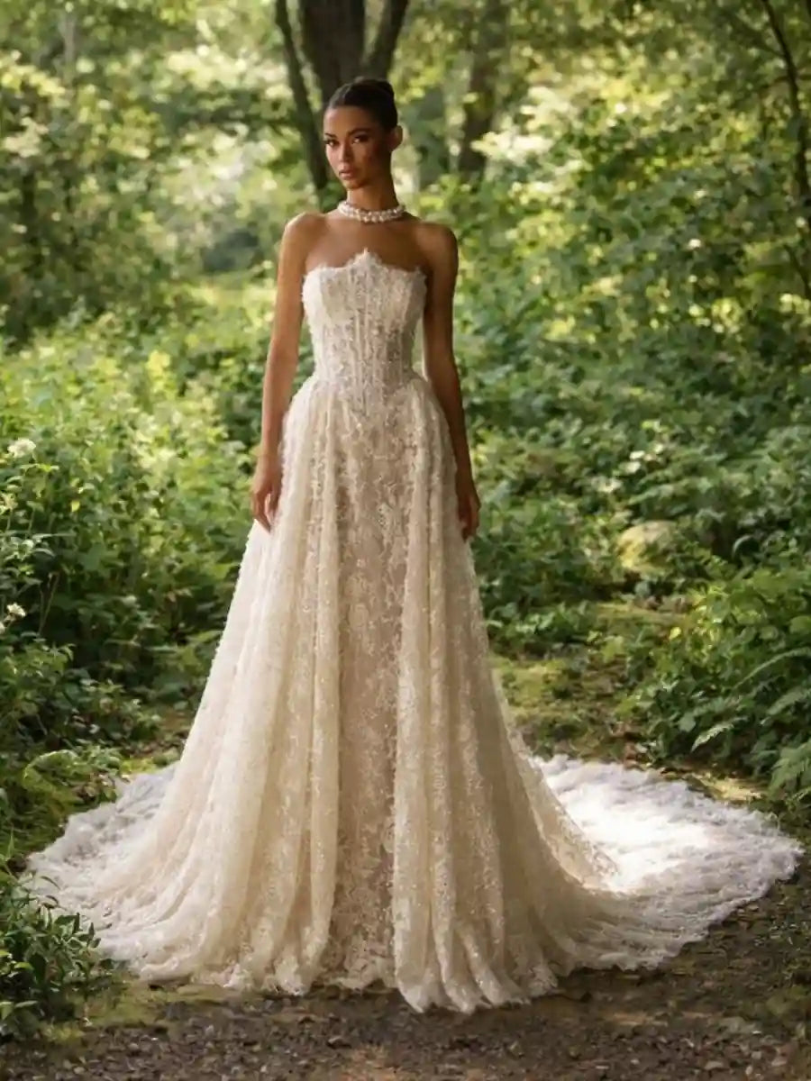 Royal Boho Wedding Dress