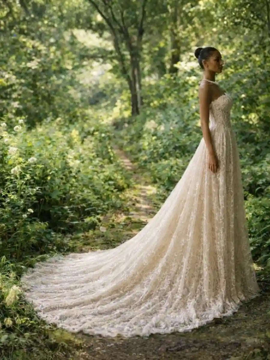 Royal Boho Wedding Dress