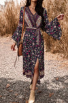 Long Sleeve Boho Maxi Dress