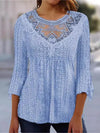 Boho Flouncy Top Lace