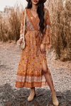 Long Sleeve Boho Maxi Dress