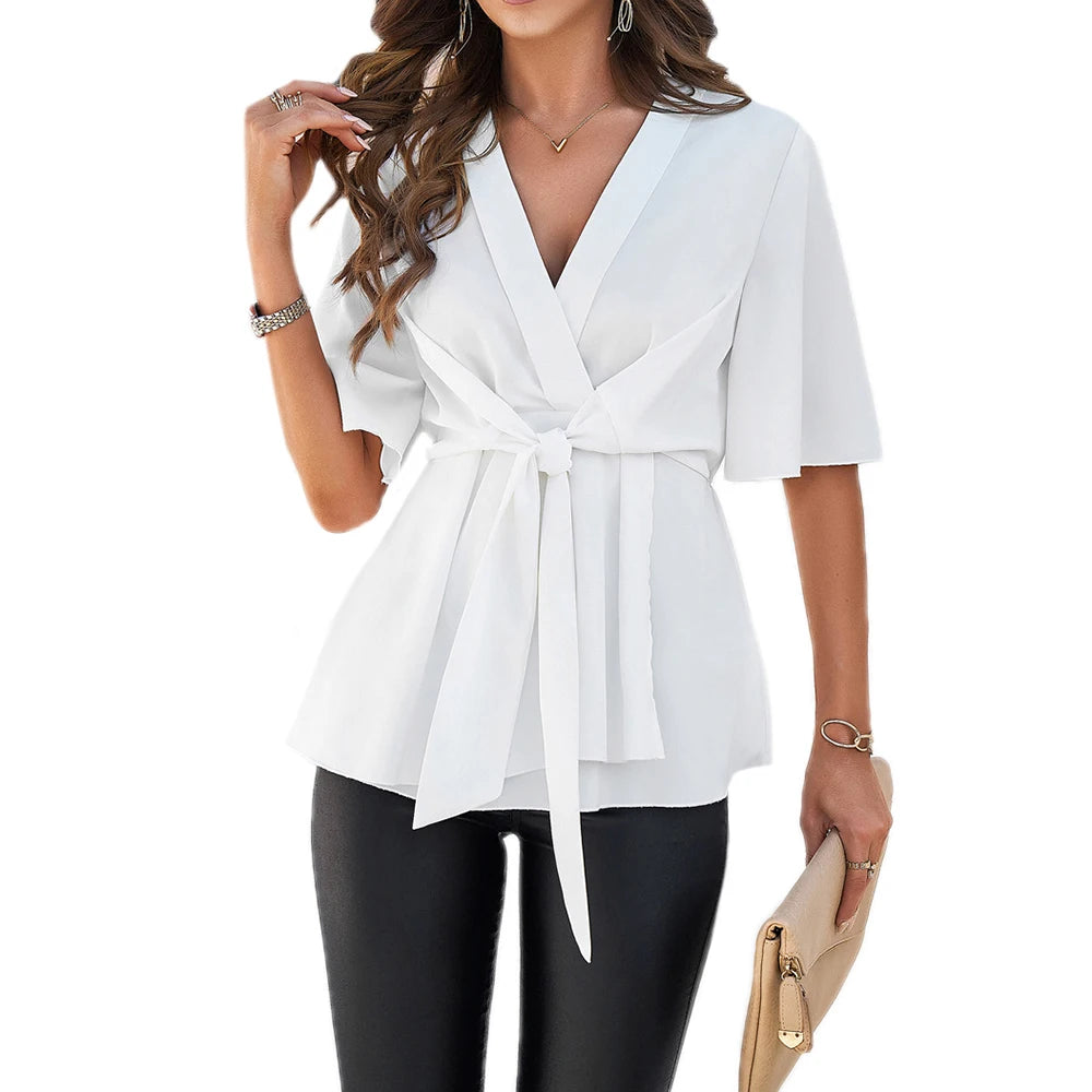 Boho White Soft Blouse