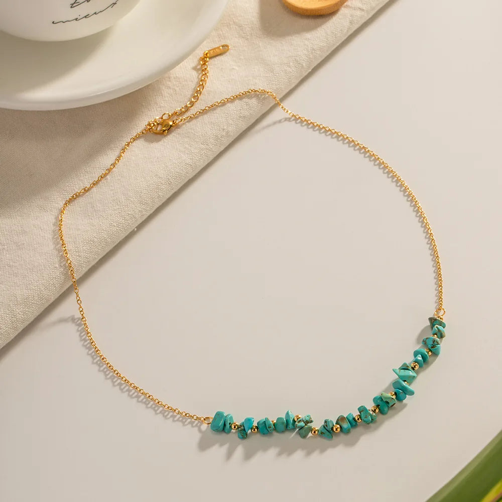 Boho Pearl Choker Necklace