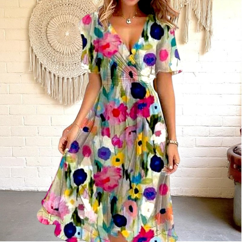 Boho Flowing Summer Dress