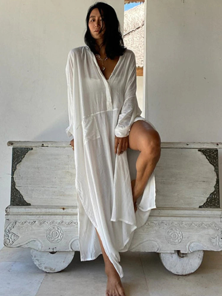 White Summer Maxi Dress