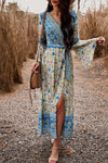 Long Sleeve Boho Maxi Dress