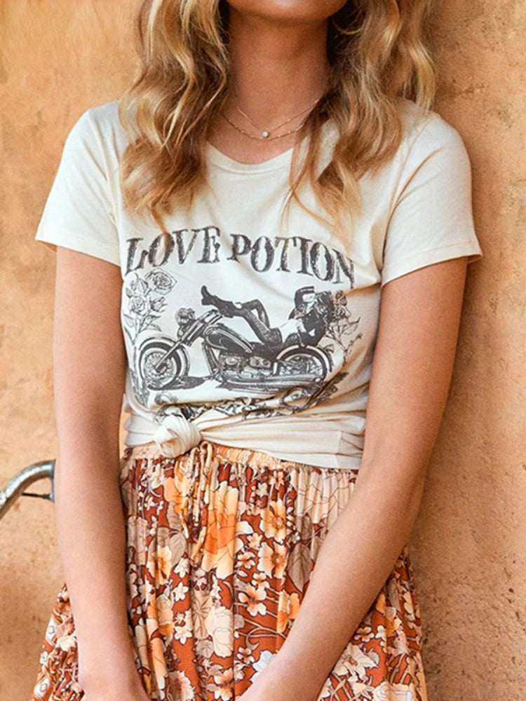 Boho Biker T-shirt