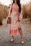 Long Sleeve Boho Maxi Dress