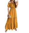 Yellow Boho Maxi Dress