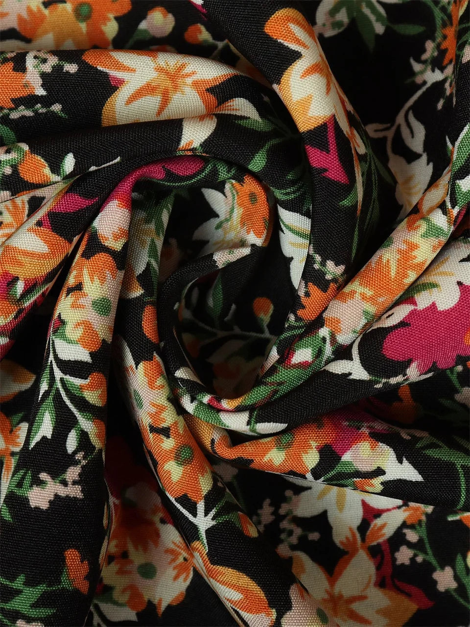 Mini Bohemian Dress with Floral Print