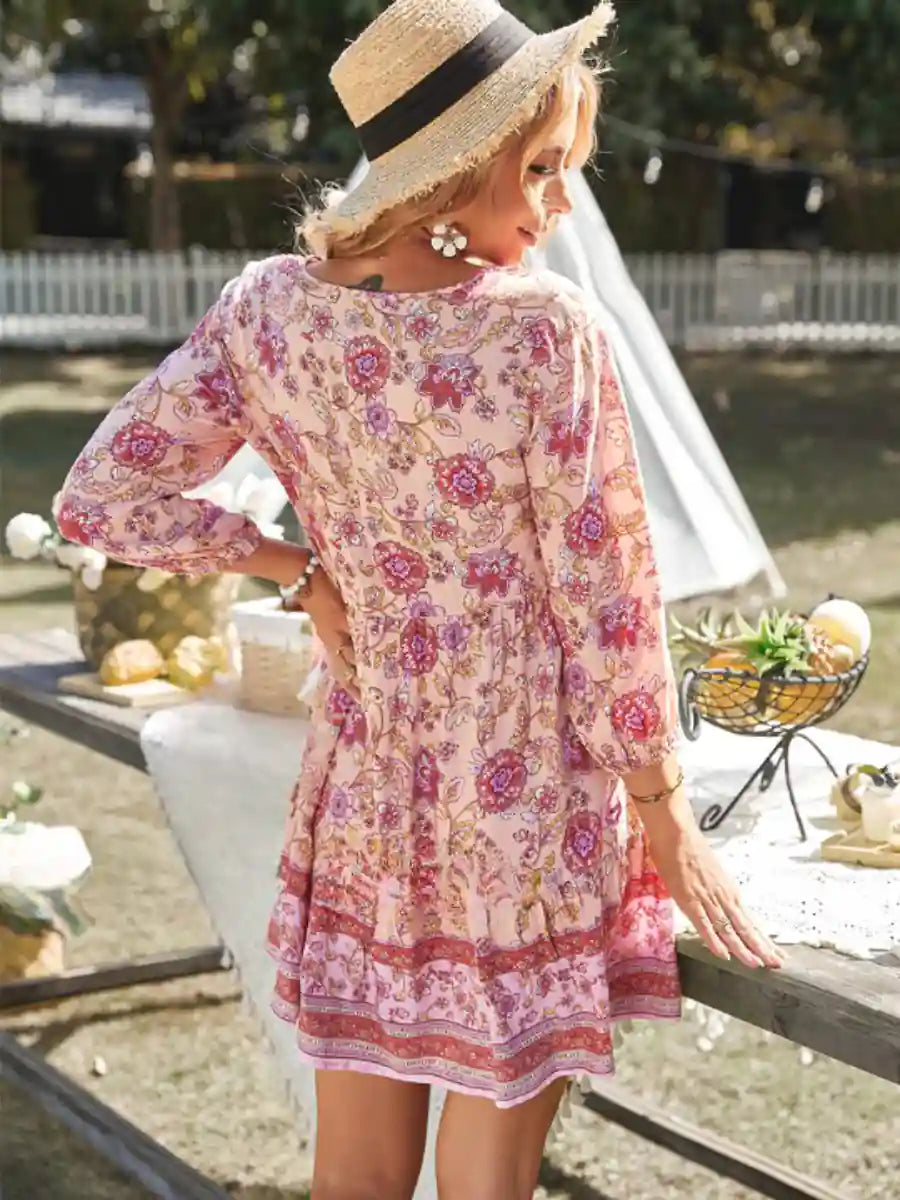 Short Flowy Beach Dress | Boho Mood Bobo Mood Short Flowy Beach Dress | Boho Mood Bobo Mood