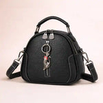 Small Boho Leather Crossbody Bag