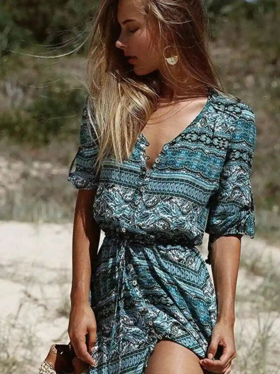 Split Side Long Dress