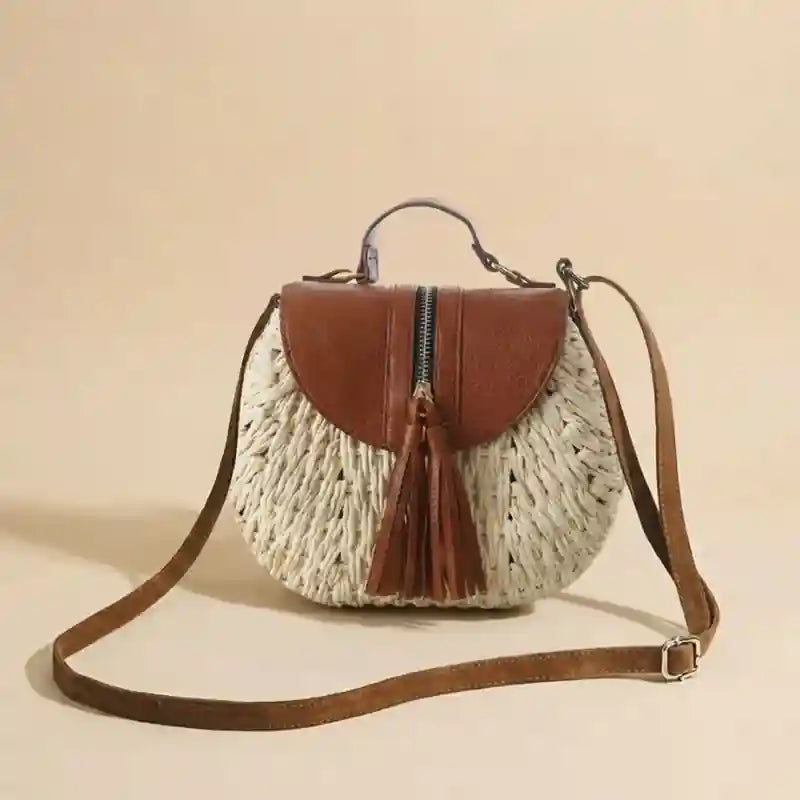 Straw Boho Handbag