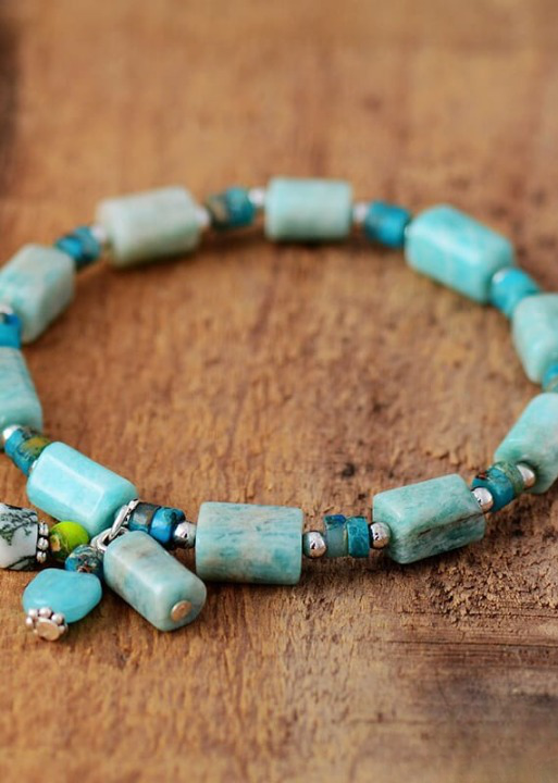 Stretchy Beaded Boho Bracelet