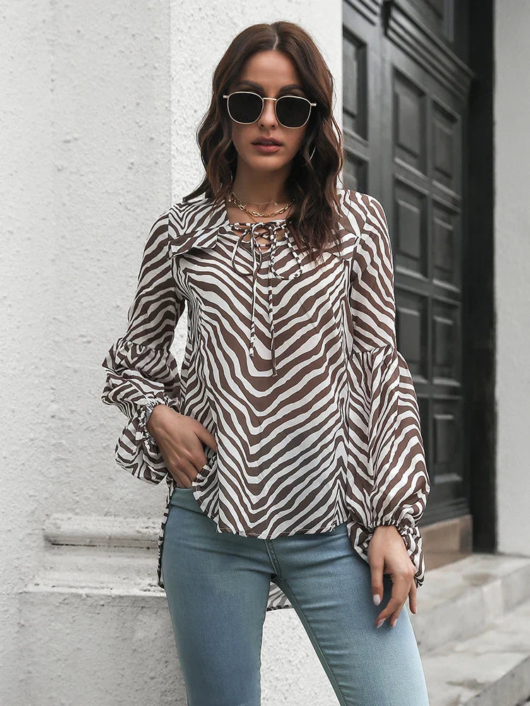 Striped Boho Blouse