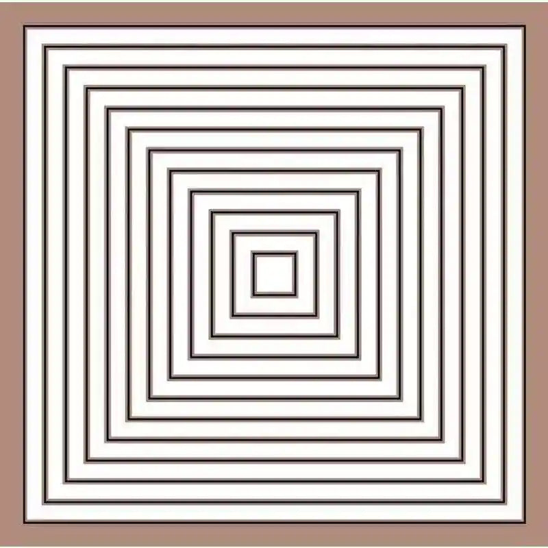 Stylish White Boho Scarf with brown print