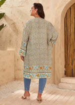 Summer Blue Boho Kimono Floral