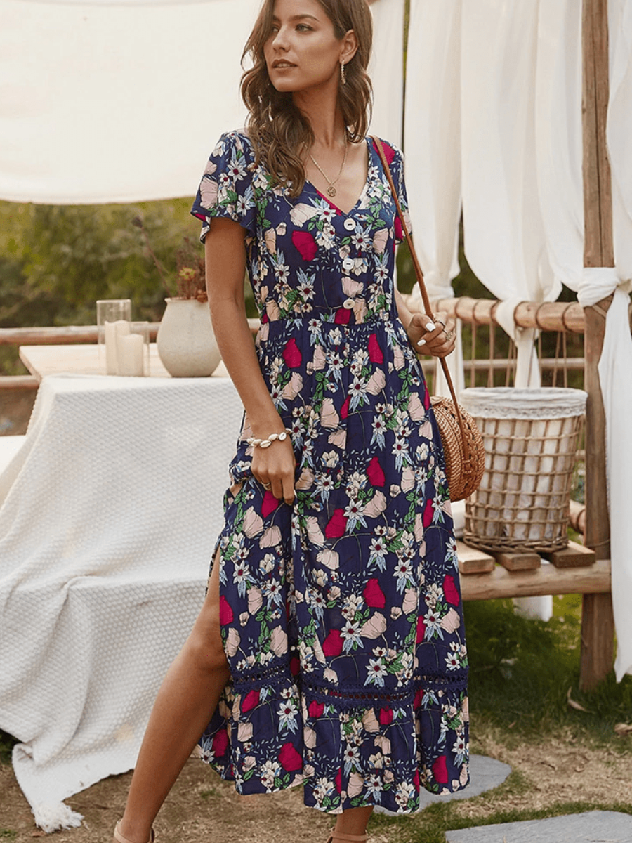 Summer Boho Maxi Dress