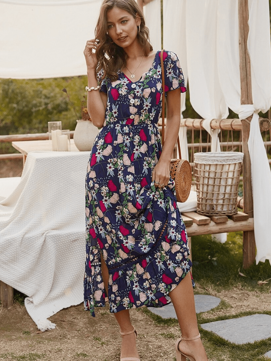 Summer Boho Maxi Dress