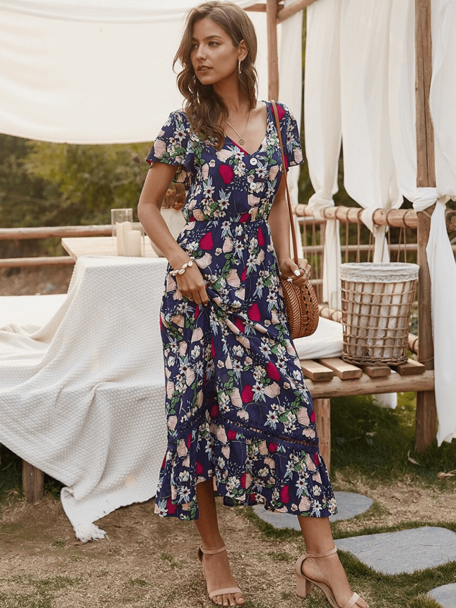 Summer Boho Maxi Dress