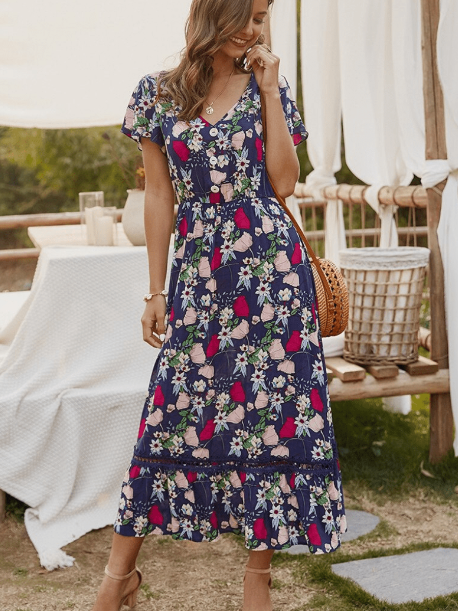 Summer Boho Maxi Dress