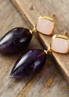 Teardrop Dangle Boho Earrings