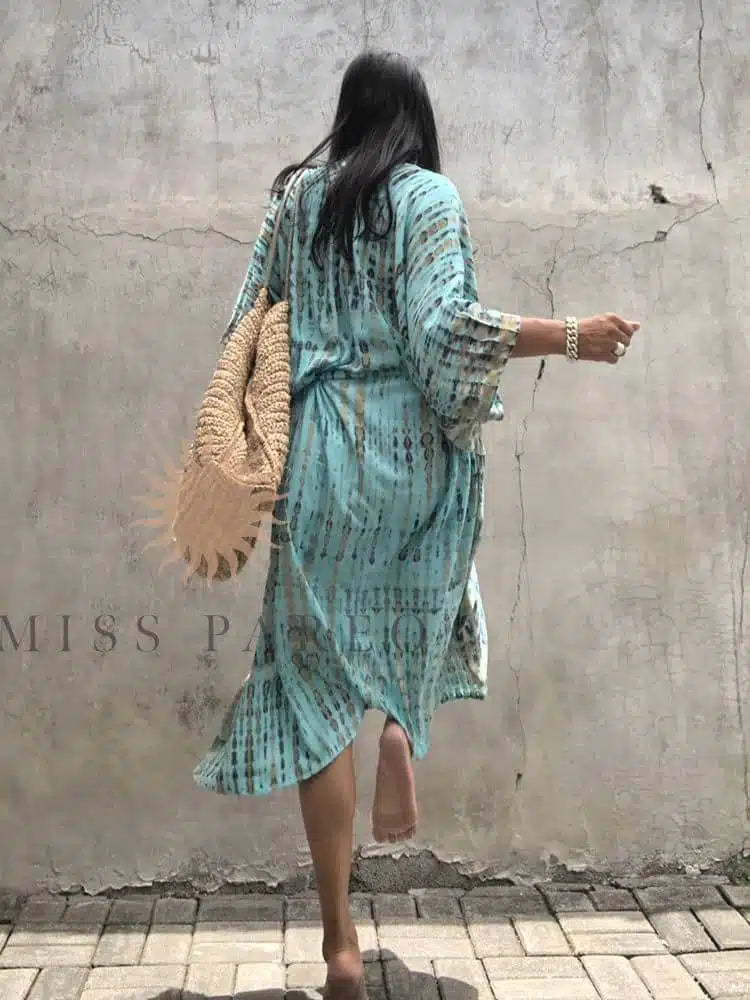 Tie Dye Beach Kimono