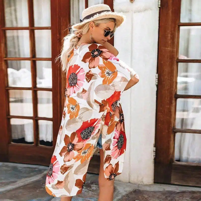 Floral Beach Kimono