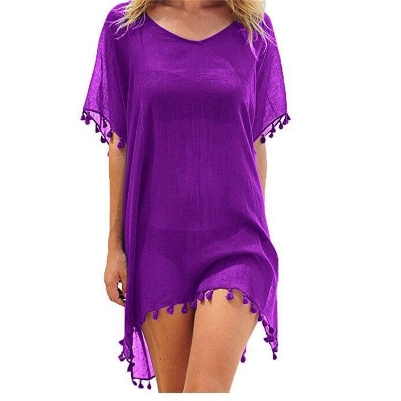 Pompom Beach Dress