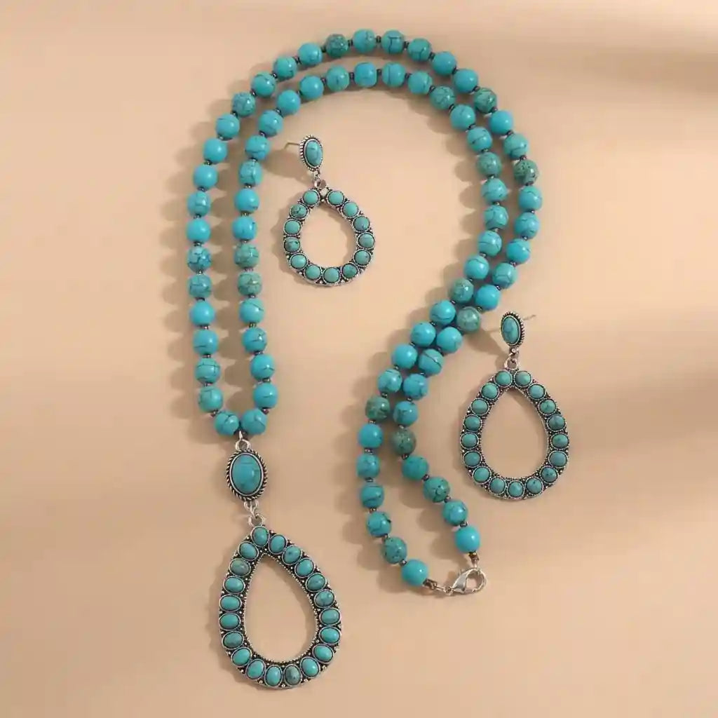 Unicolor Long Boho Pearls Necklace