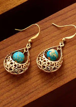 Vintage Boho Gold Earrings