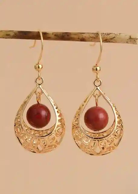 Vintage Boho Gold Earrings