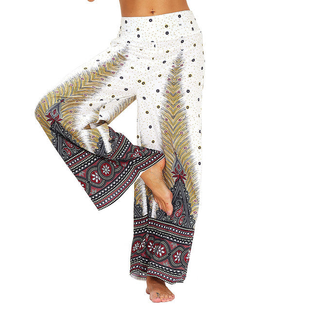 Boho Flare Pants Palazzo