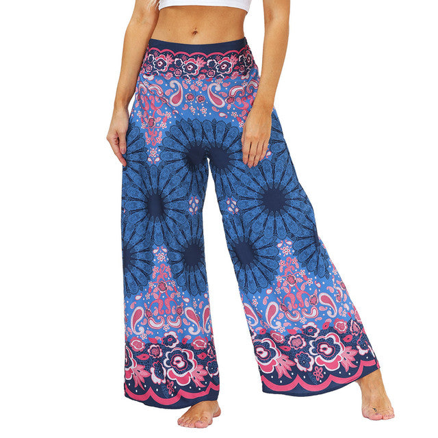 Boho Flare Pants Palazzo