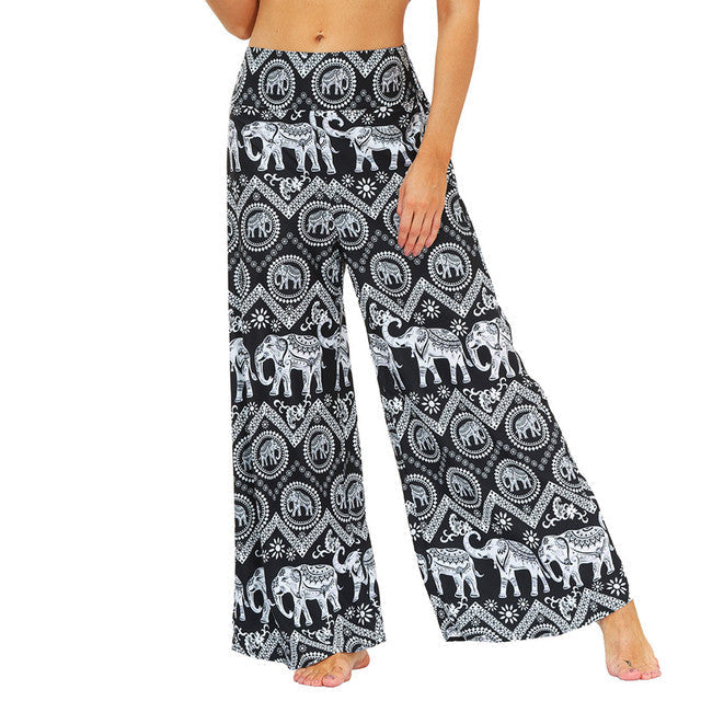 Boho Flare Pants Palazzo