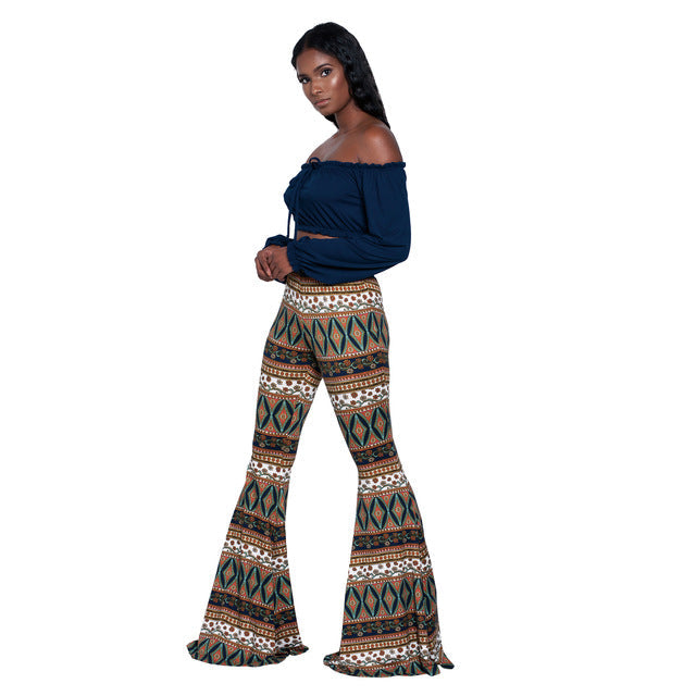 Wide Leg Boho Pants