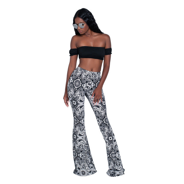 Wide Leg Boho Pants - Main Image