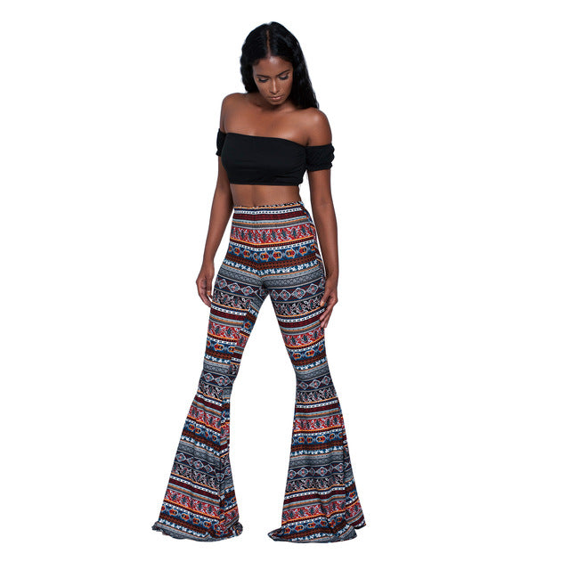 Wide Leg Boho Pants