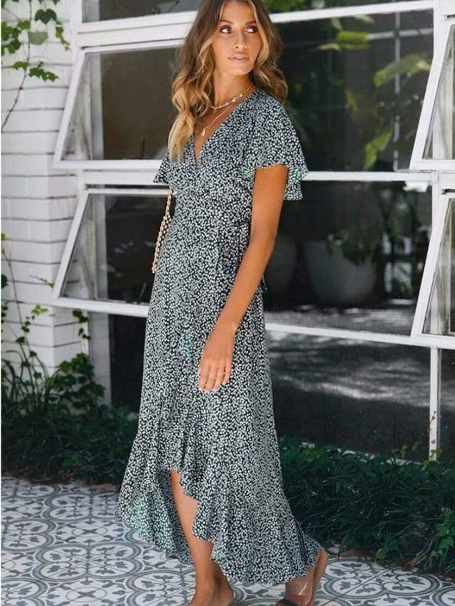 Hippie Midi Split Dress