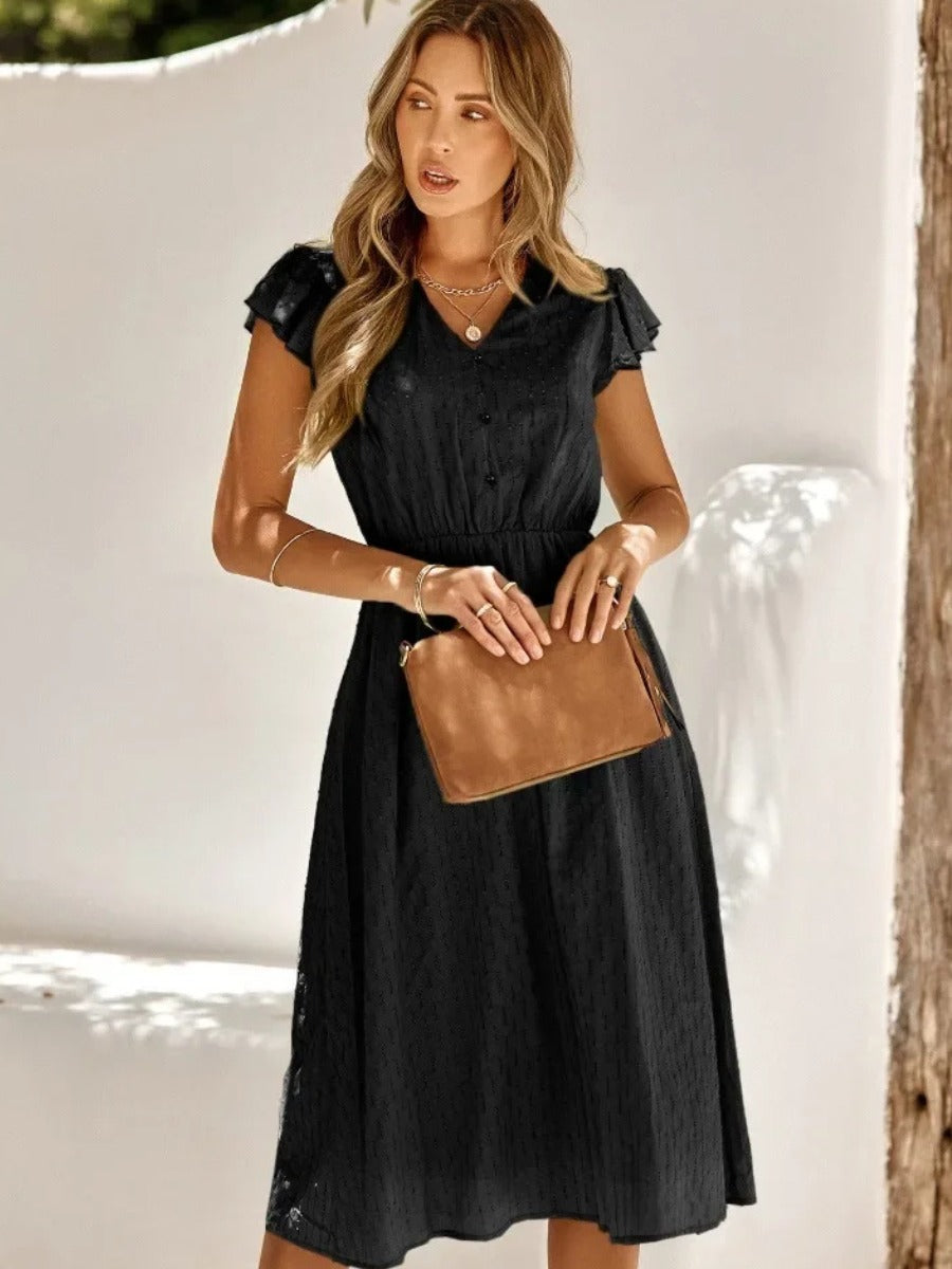 Black Chic Boho Dress